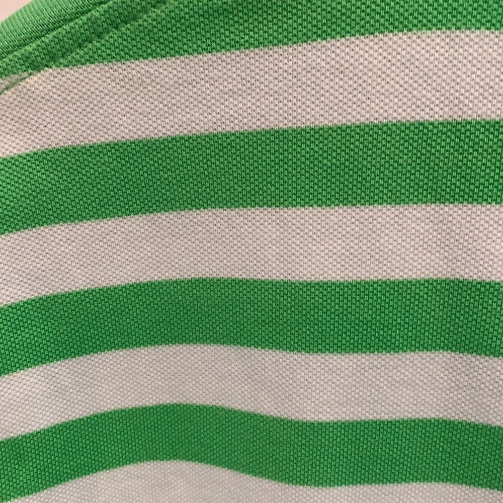 NWT Green Striped Polo Shirt - Picture 4 of 13